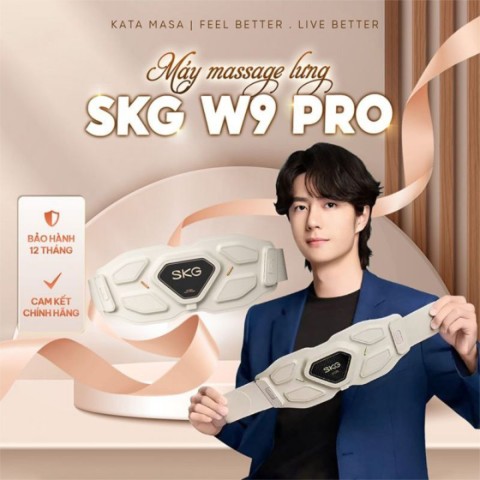Máy Massage Lưng SKG W9 PRO Quốc tế Có App tại KATA360