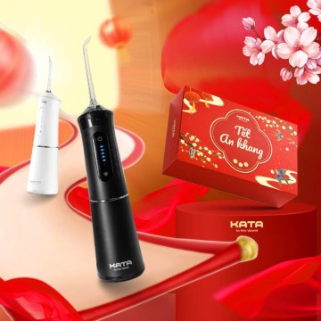 Set Quà Tặng Bạn Bè, Người Thân Dịp Tết: Máy Tăm Nước KATA G1