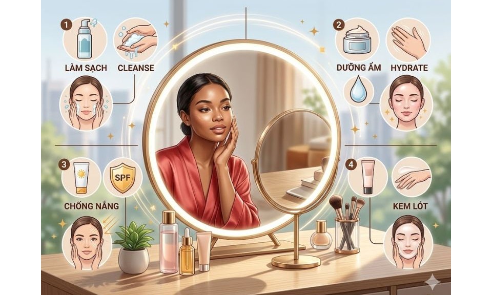 Skincare Trước Khi Makeup - Bí Quyết Cho Lớp Nền Căng Bóng, Bền Màu Suốt 24 Giờ