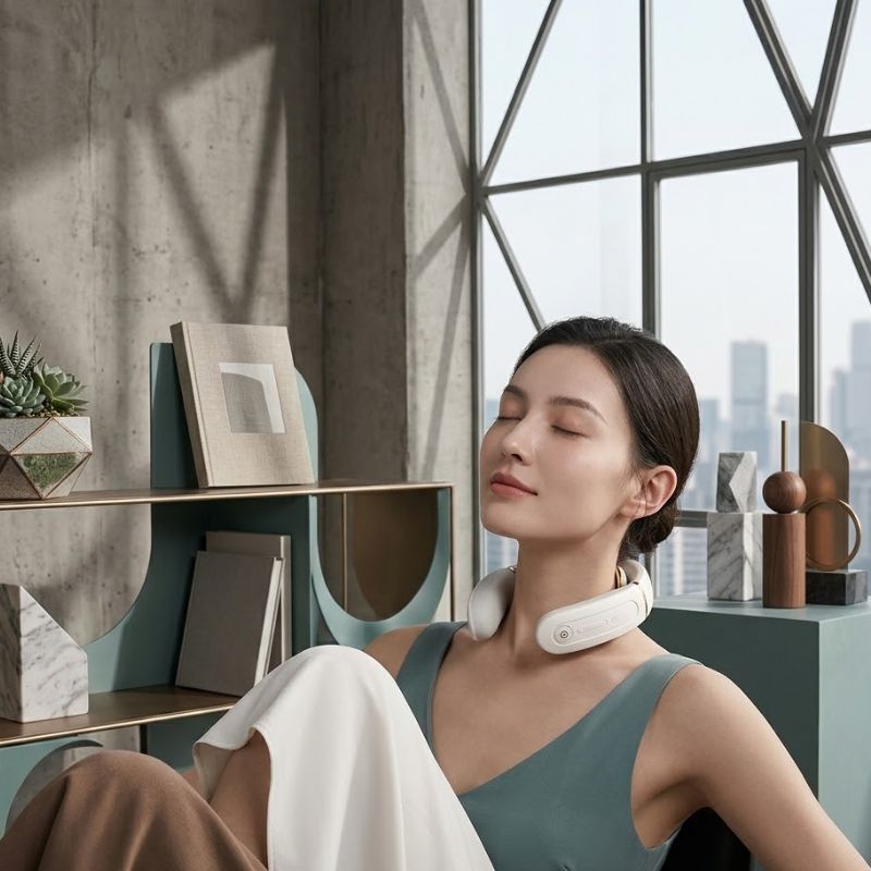 Máy massage cổ SKG 4356E có thiết kế công thái học