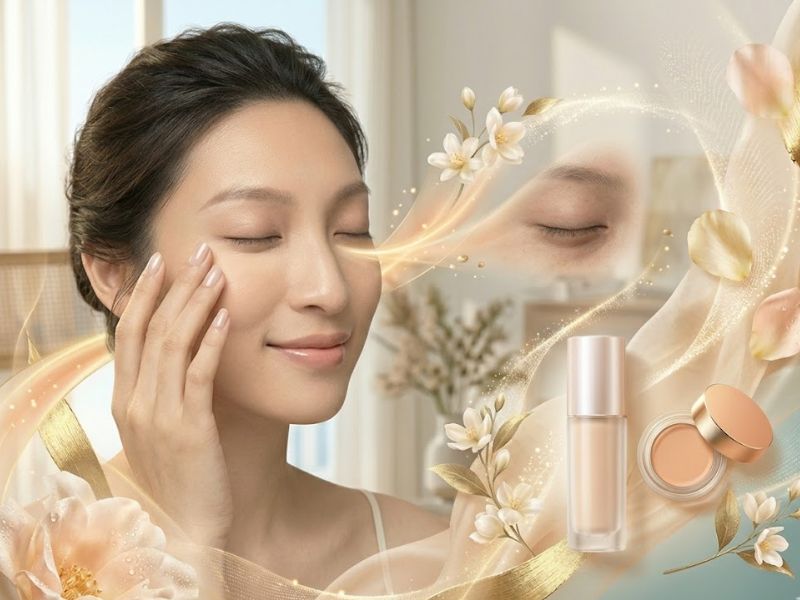 Cách trang điểm che quầng thâm mắt từng bước