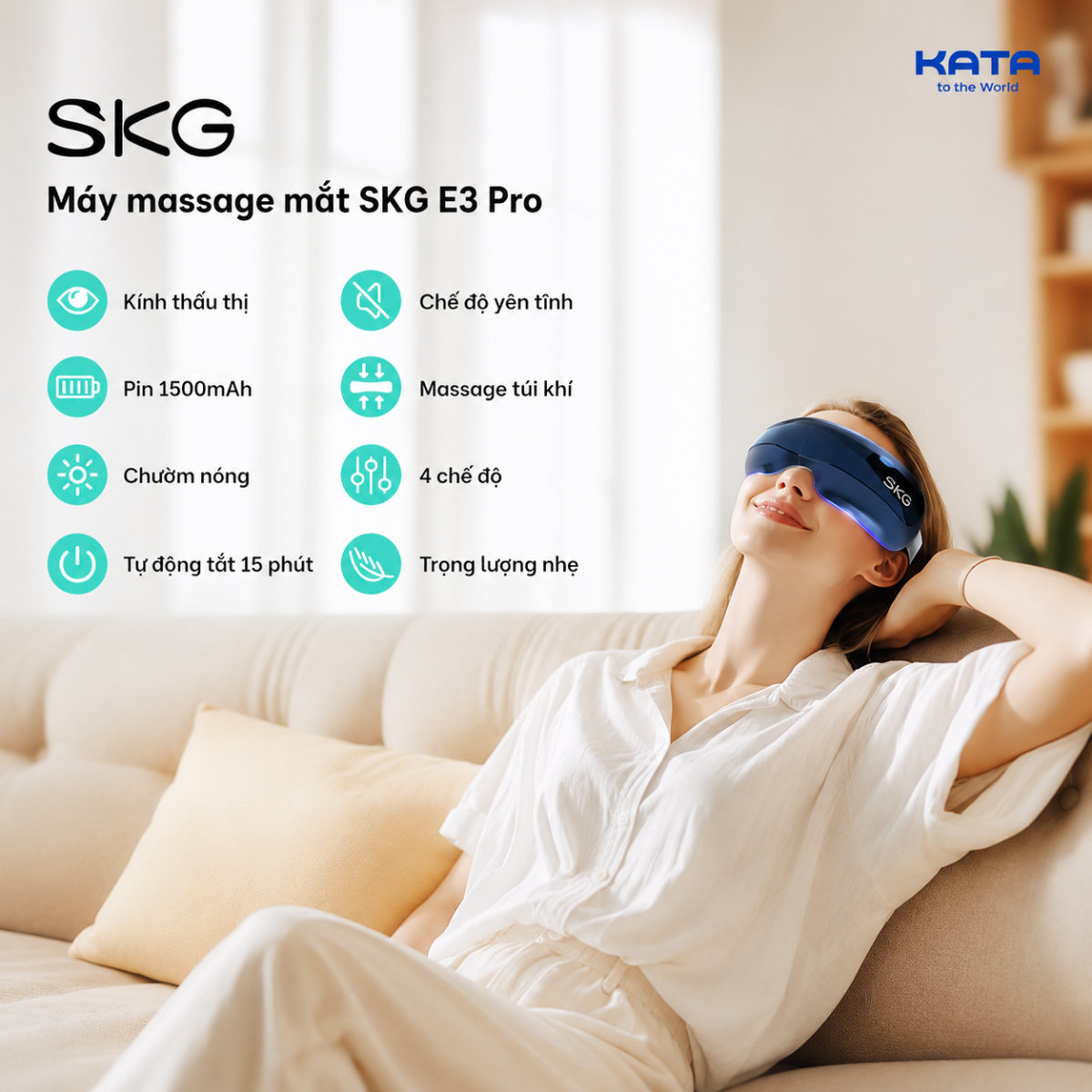 Máy massage mắt SKG E3 Pro
