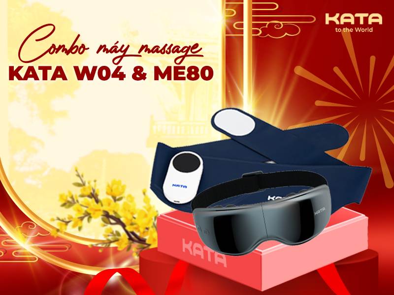 Combo quà tặng “máy massage KATA W04 và ME80”