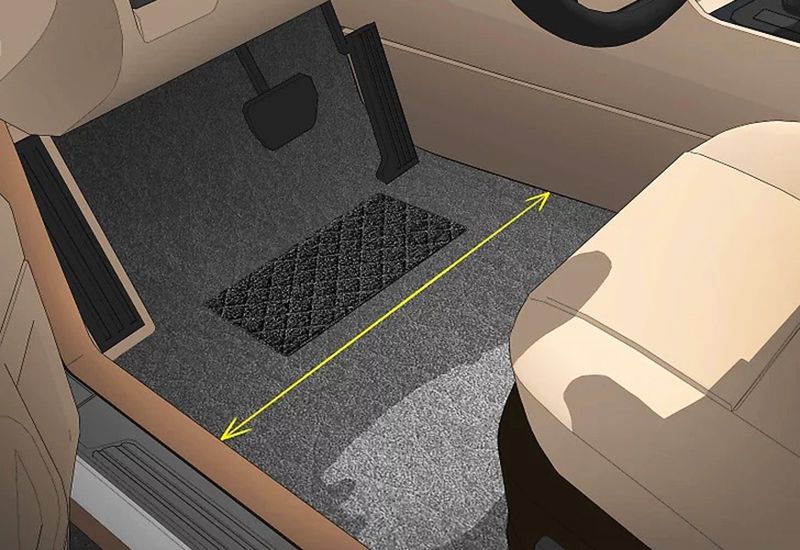 Ưu tiên lựa chọn các mẫu thảm vừa khít với sàn xe